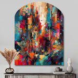 Exploring Abstracted Tranquility II - Asymmetric Metal Wall Art