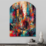 Exploring Abstracted Tranquility II - Asymmetric Metal Wall Art