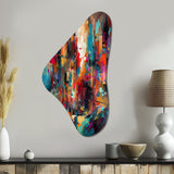 Exploring Abstracted Tranquility II - Asymmetric Metal Wall Art