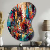 Exploring Abstracted Tranquility II - Asymmetric Metal Wall Art