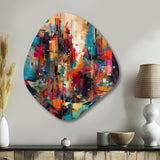 Exploring Abstracted Tranquility II - Asymmetric Metal Wall Art