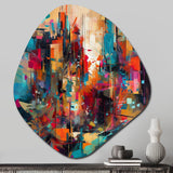 Exploring Abstracted Tranquility II - Asymmetric Metal Wall Art