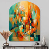 Abstracting The Cubist Form IV - Asymmetric Metal Wall Art