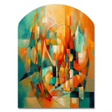 Abstracting The Cubist Form IV - Asymmetric Metal Wall Art