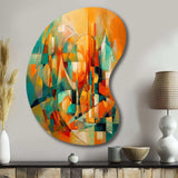 Abstracting The Cubist Form IV - Asymmetric Metal Wall Art