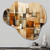 Modernist Expressions IV - Asymmetric Metal Wall Art