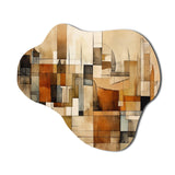 Modernist Expressions IV - Asymmetric Metal Wall Art