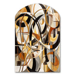 Mid Century Artistic Transformations I - Asymmetric Metal Wall Art