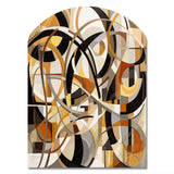 Mid Century Artistic Transformations I - Asymmetric Metal Wall Art