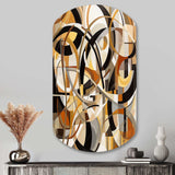 Mid Century Artistic Transformations I - Asymmetric Metal Wall Art