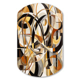 Mid Century Artistic Transformations I - Asymmetric Metal Wall Art