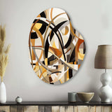 Mid Century Artistic Transformations I - Asymmetric Metal Wall Art