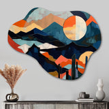 Mid Century Perspectives III - Asymmetric Metal Wall Art