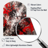 Abstract Grafiti - Asymmetric Metal Wall Art