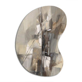 Abstract Design Shapes I - Asymmetric Metal Wall Art