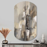 Abstract Design Shapes I - Asymmetric Metal Wall Art