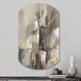 Abstract Design Shapes I - Asymmetric Metal Wall Art