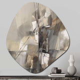 Abstract Design Shapes I - Asymmetric Metal Wall Art