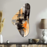 Abstract Design Shapes II - Asymmetric Metal Wall Art