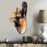 Abstract Design Shapes II - Asymmetric Metal Wall Art