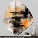 Abstract Design Shapes II - Asymmetric Metal Wall Art