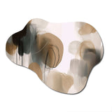 Painting Of Abstract Shapes II - Asymmetric Metal Wall Art