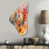 Colorful Transformations Of Flow II - Asymmetric Metal Wall Art