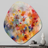 Colorful Transformations Of Flow II - Asymmetric Metal Wall Art