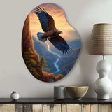 Flight Of The Eagle I - Asymmetric Metal Wall Art