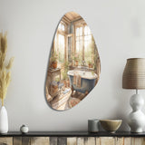 Old Farmhouse Bathtub IV - Asymmetric Metal Wall Art