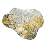 Yellow And Cream Bohemian Medley I - Asymmetric Metal Wall Art