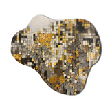 Yellow And Cream Bohemian Medley II - Asymmetric Metal Wall Art