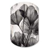 Tropical Ginkgo Leaves II - Asymmetric Metal Wall Art