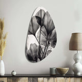 Tropical Ginkgo Leaves II - Asymmetric Metal Wall Art