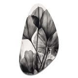 Tropical Ginkgo Leaves II - Asymmetric Metal Wall Art