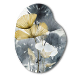 Tropical_Palm_Art_For_Ginkgo Art V - Asymmetric Metal Wall Art