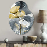 Tropical_Palm_Art_For_Ginkgo Art V - Asymmetric Metal Wall Art