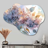 Purple Lilacs Aromatherapy - Asymmetric Metal Wall Art