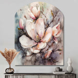 Pink Magnolia Symphony I - Asymmetric Metal Wall Art