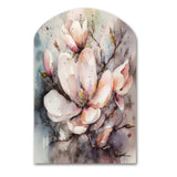 Pink Magnolia Symphony I - Asymmetric Metal Wall Art