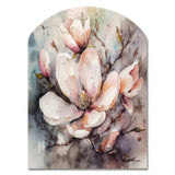 Pink Magnolia Symphony I - Asymmetric Metal Wall Art