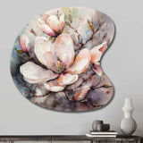 Pink Magnolia Symphony I - Asymmetric Metal Wall Art