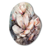 Pink Magnolia Symphony I - Asymmetric Metal Wall Art