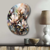 Pink Magnolia Symphony II - Asymmetric Metal Wall Art