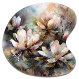 Pink Magnolia Symphony II - Asymmetric Metal Wall Art