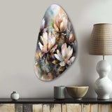 Pink Magnolia Symphony II - Asymmetric Metal Wall Art