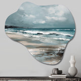 Coastal Waves III - Asymmetric Metal Wall Art