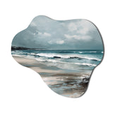 Coastal Waves III - Asymmetric Metal Wall Art