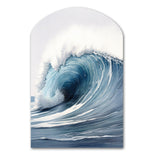 Ocean Wave Movement III - Asymmetric Metal Wall Art