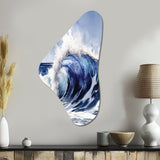 Ocean Wave Movement V - Asymmetric Metal Wall Art